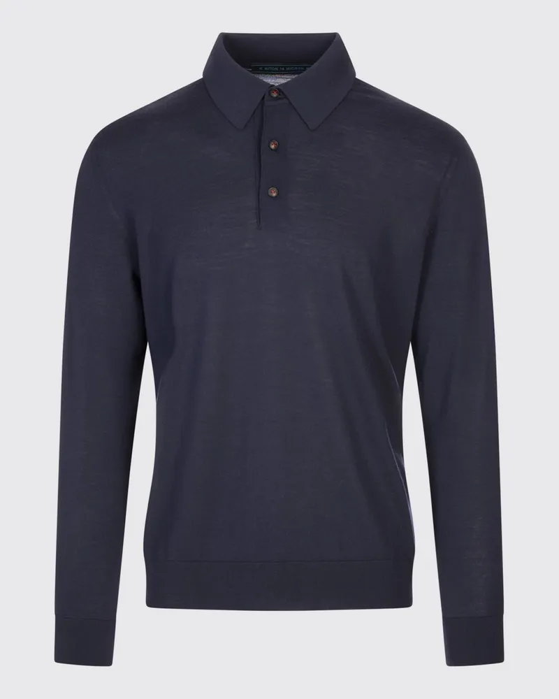 Kiton Polo herren Blau