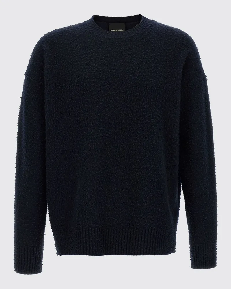 Roberto Collina Pullover herren Blau