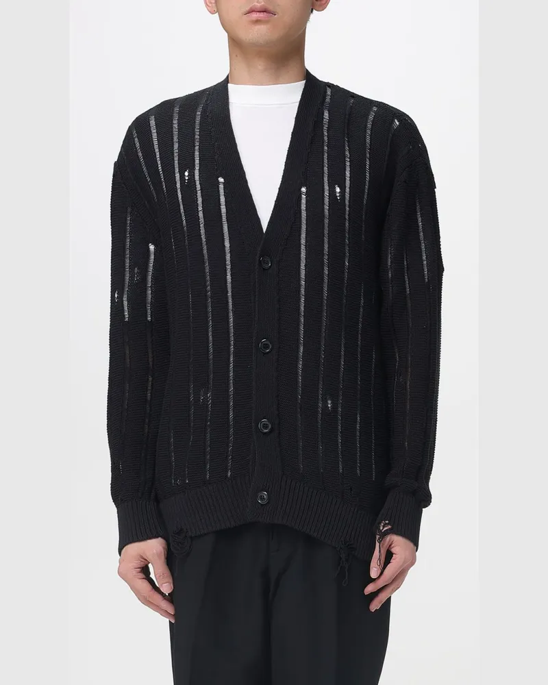 Laneus Strickjacke herren Schwarz