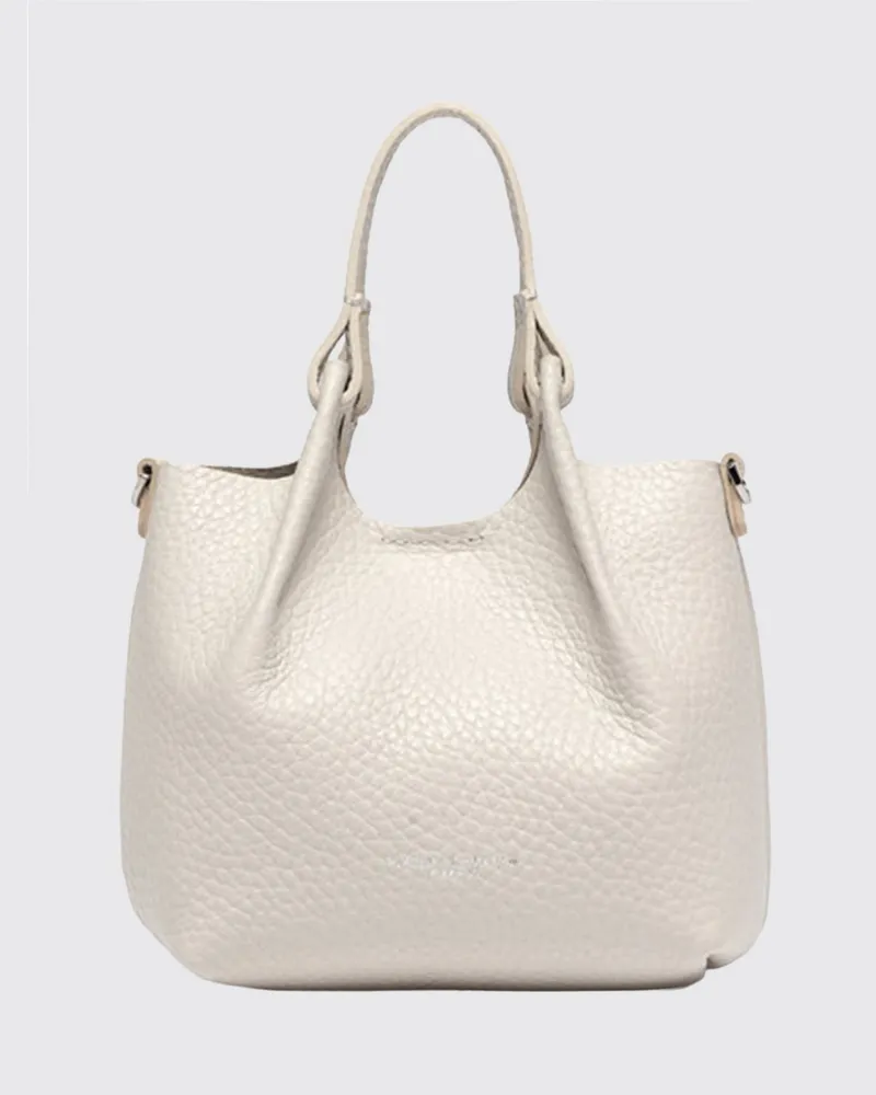 Gianni Chiarini Dua Tasche aus genarbtem Leder Braun