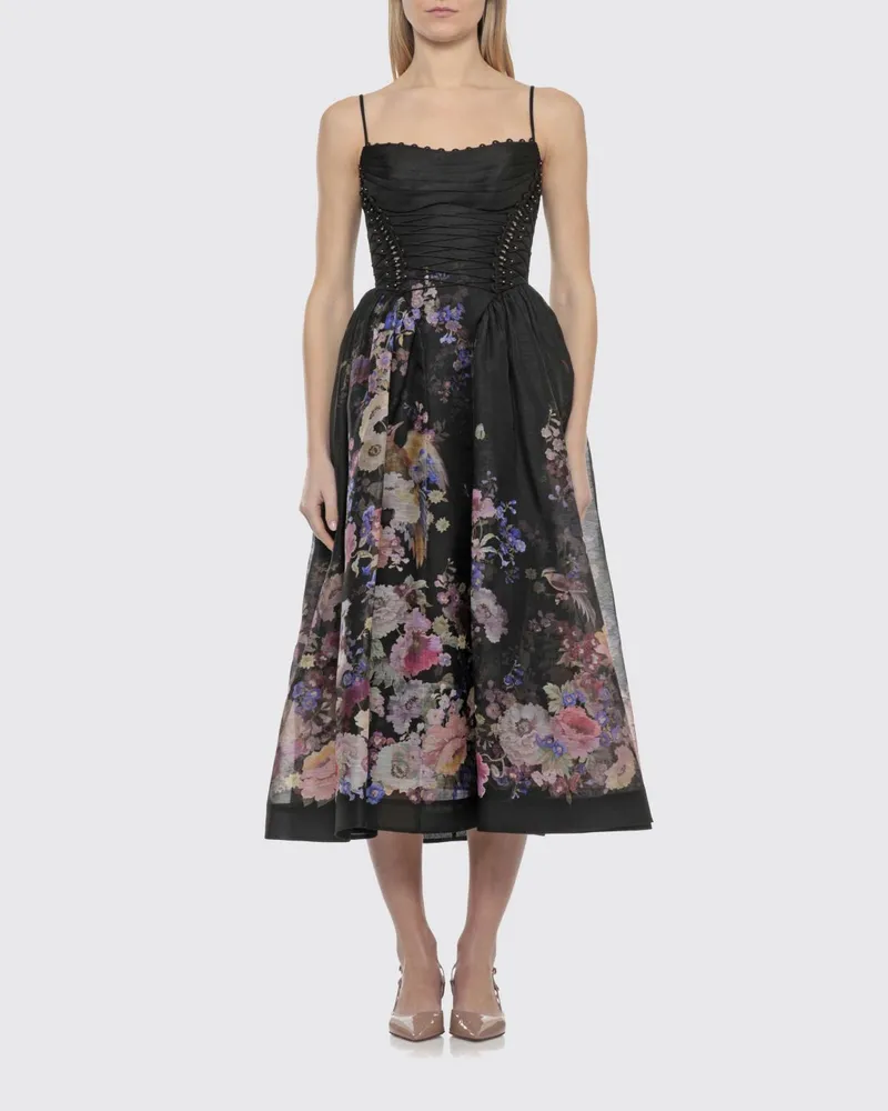 Zimmermann Kleid damen Schwarz