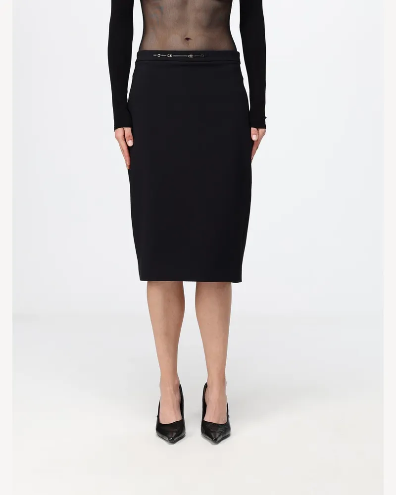 Elisabetta Franchi Rock damen Schwarz