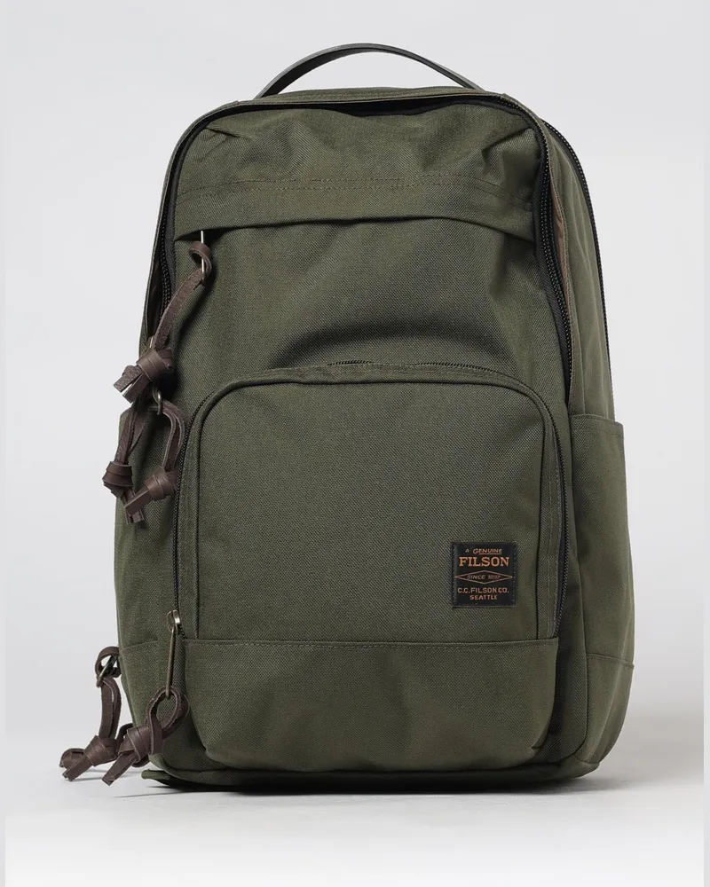 Filson Dryden Rucksack aus Cordura®-Nylon mit Tragegriff und Außentaschen Grün