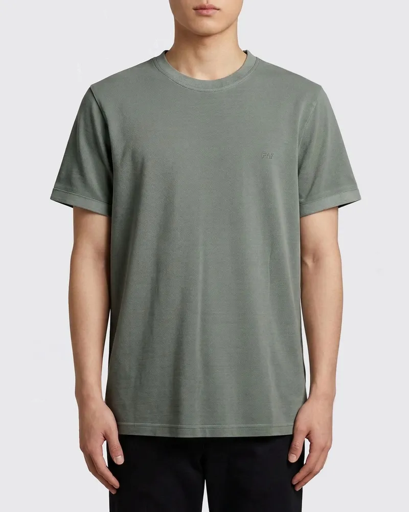 Fay T-shirt herren Grün