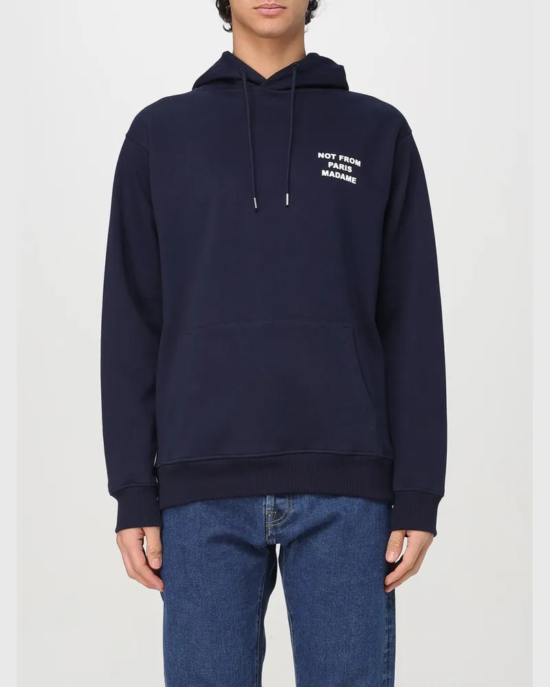 Drôle de Monsieur Sweatshirt herren Drole De Monsieur Blau
