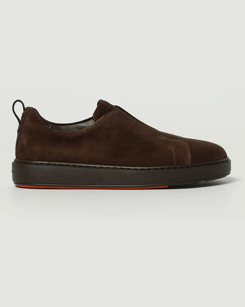 Santoni Schuhe herren Braun