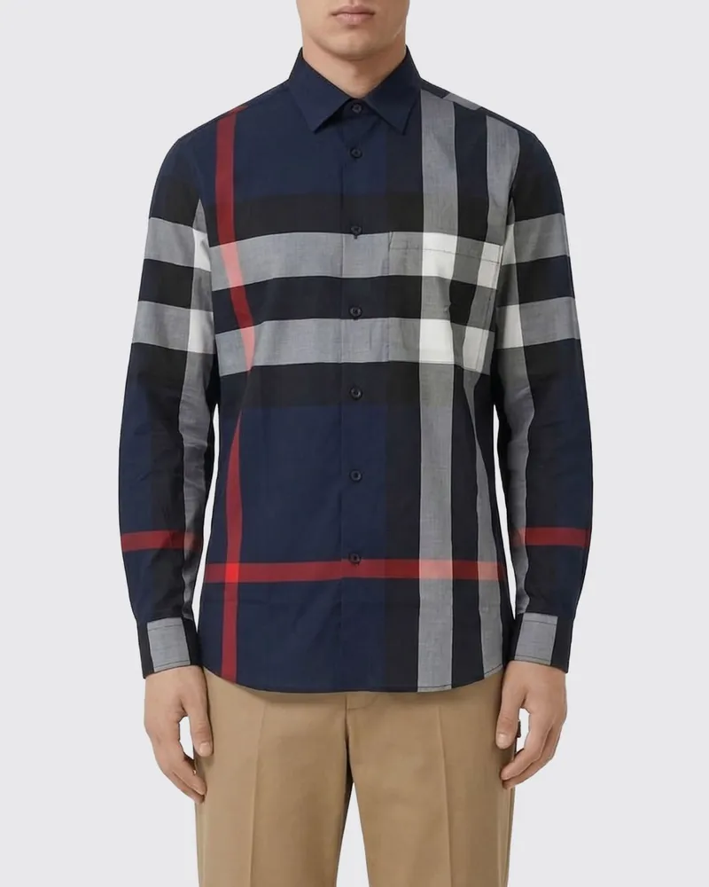 Burberry Hemd herren Navy