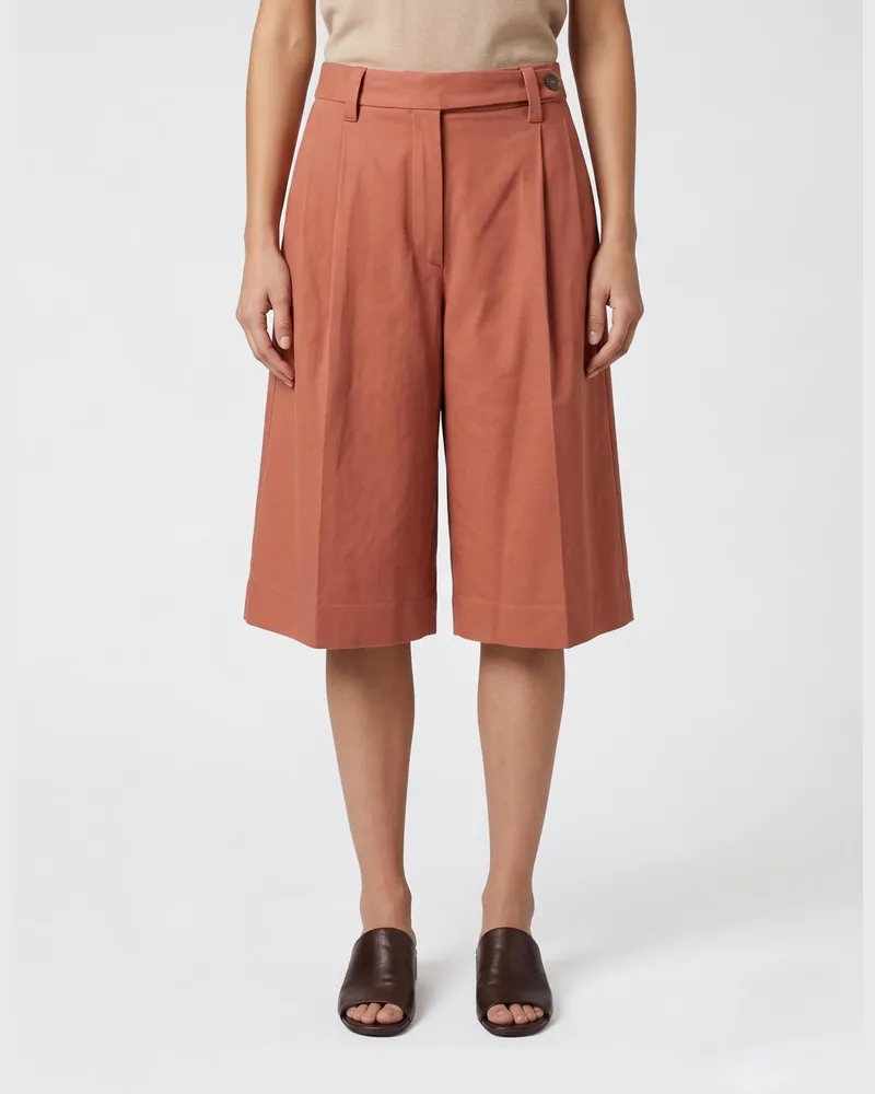 Brunello Cucinelli Shorts damen Orange