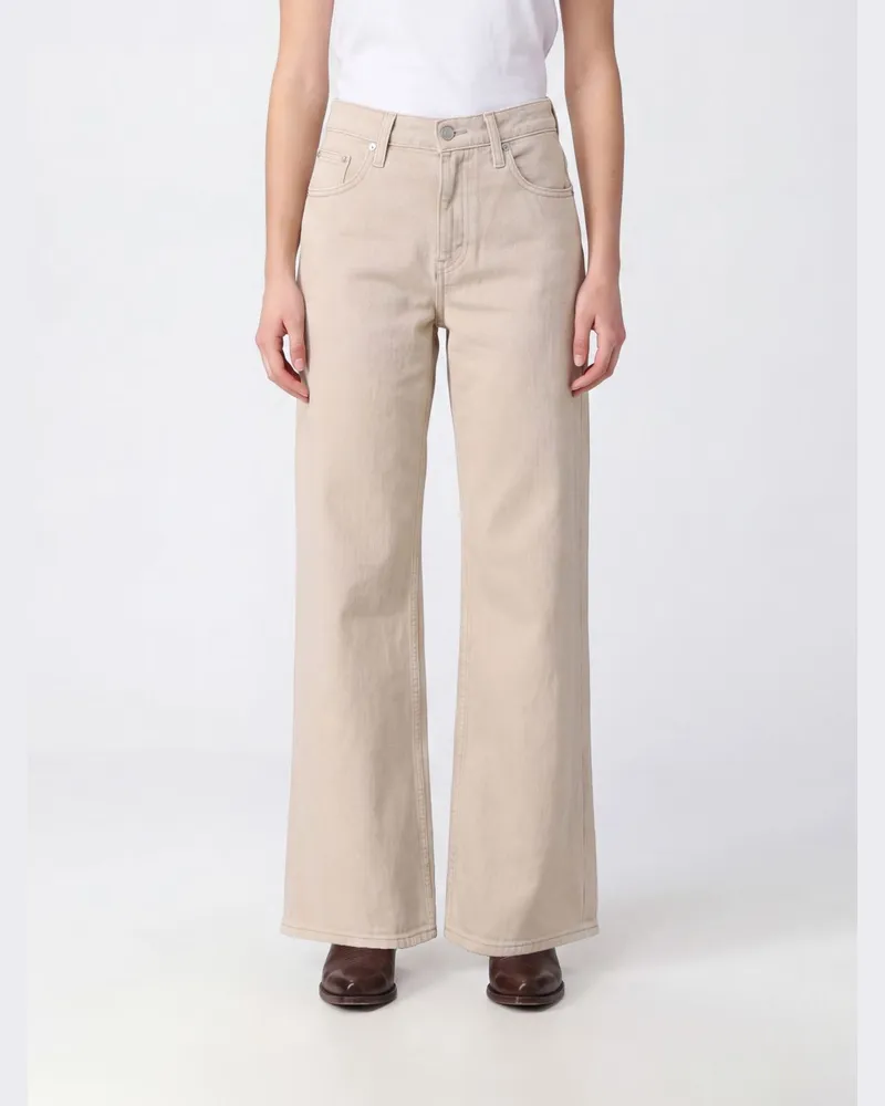 Levi's Flared Jeans mit mittlerer Leibhöhe von aus Baumwolldenim im Five-Pocket-Design Weiß