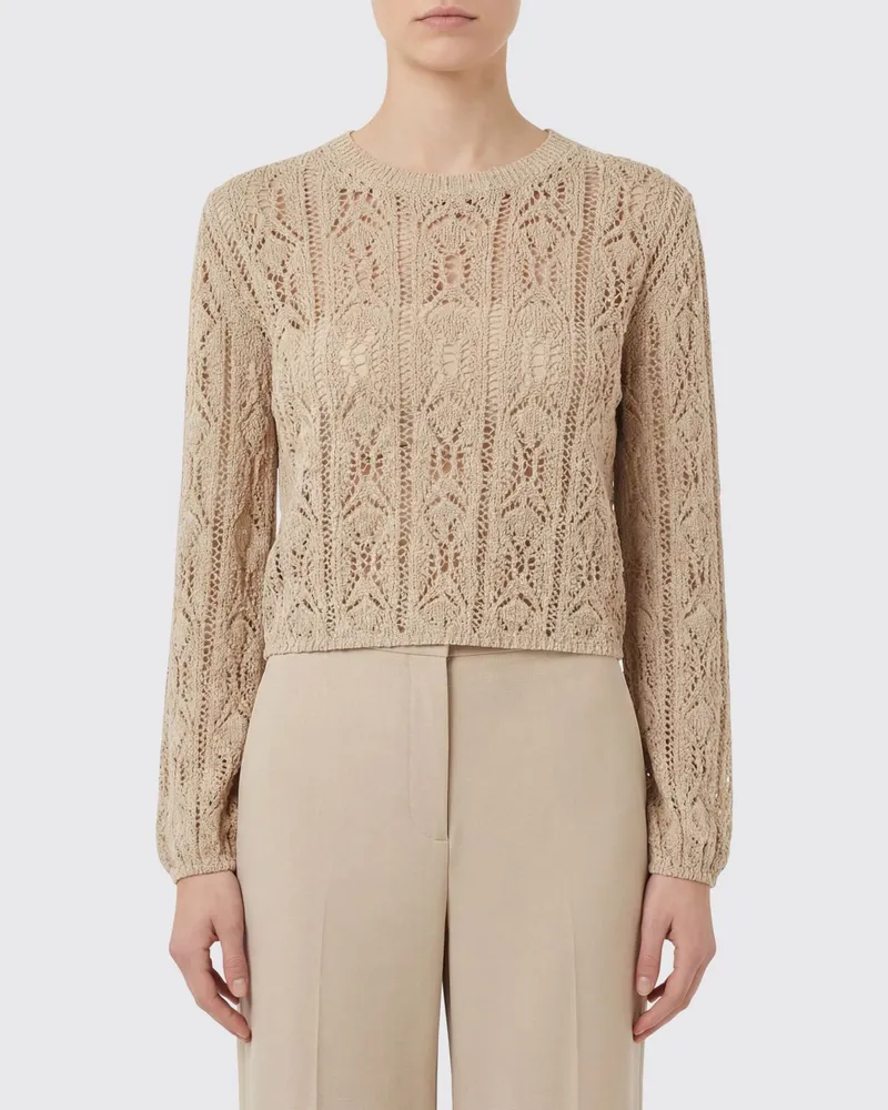 Semicouture Pullover damen Kaffee