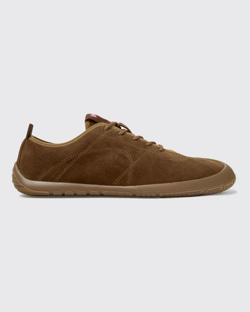 Camper Peu Path+ Low-Top-Sneaker aus Kalbsveloursleder mit Gummisohle Braun