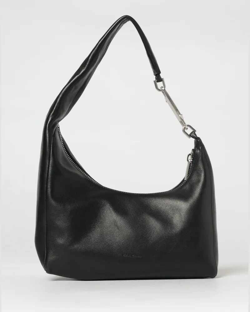 Rick Owens Gemini Ledertasche Schwarz