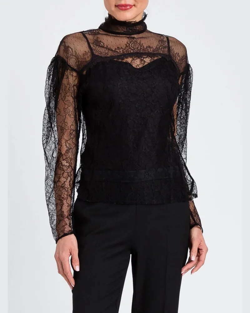 Twin-Set Top damen Schwarz
