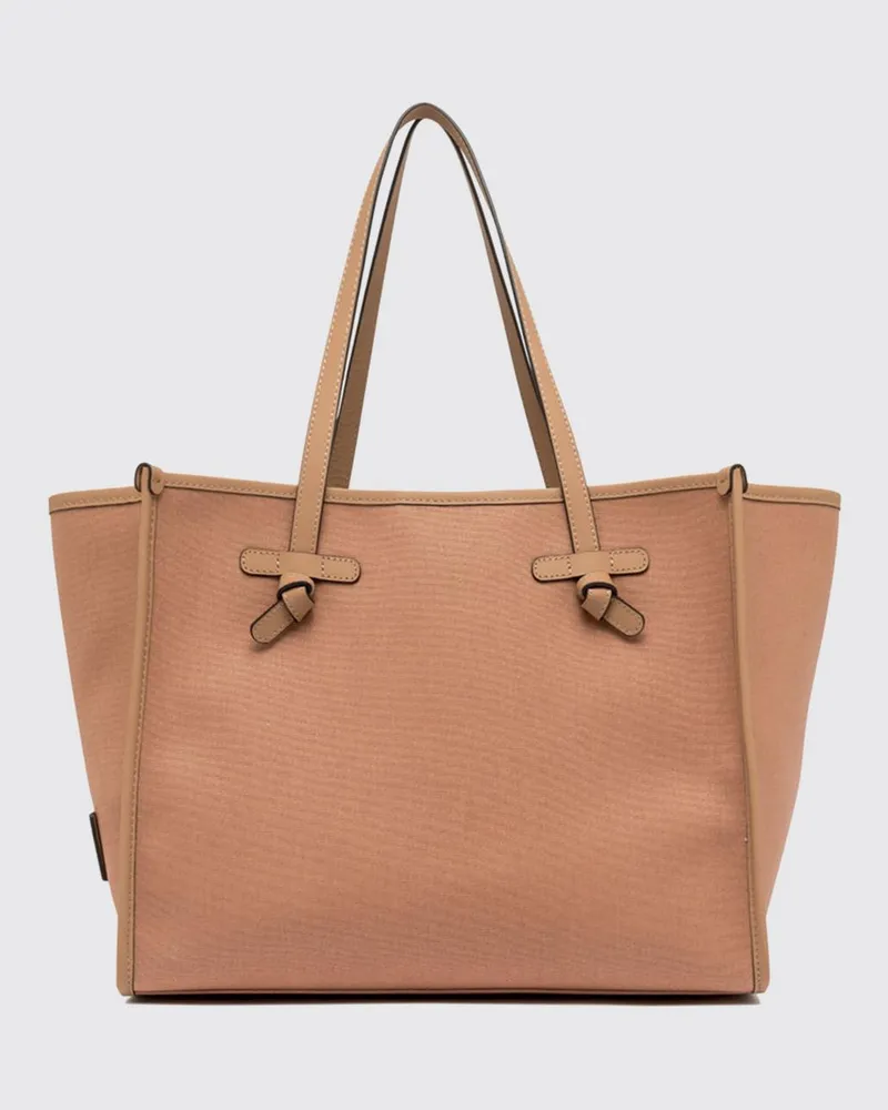 Gianni Chiarini Marcella Baumwoll-Canvas-Tasche Pink