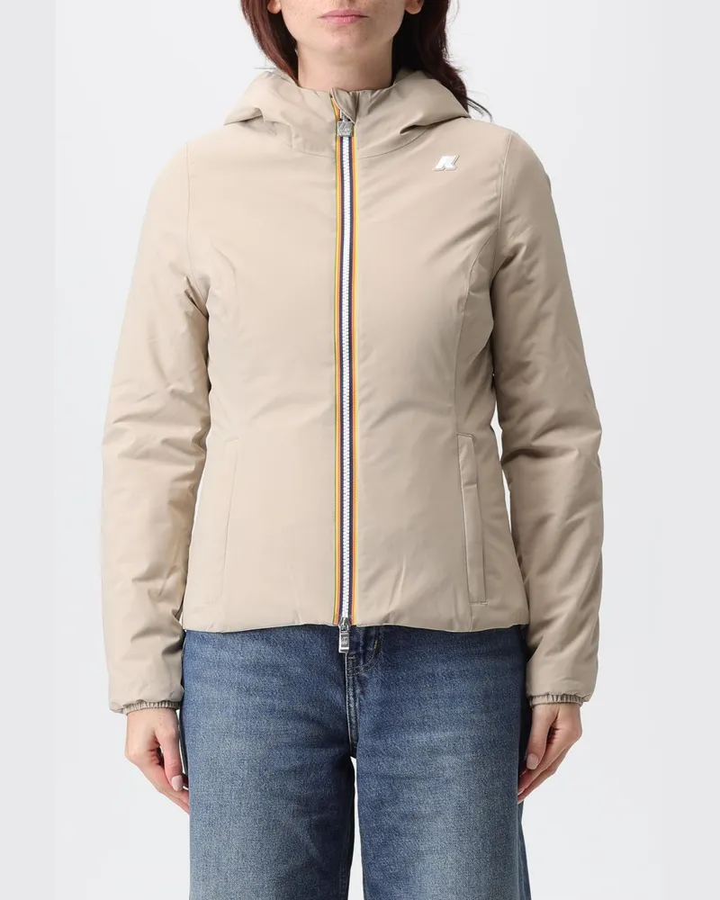 K-Way Jacke damen Beige