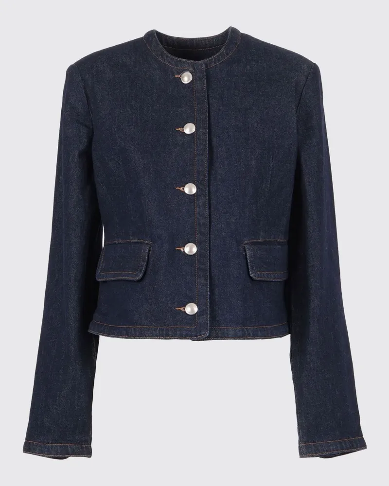 7 for all mankind Mantel damen Blau