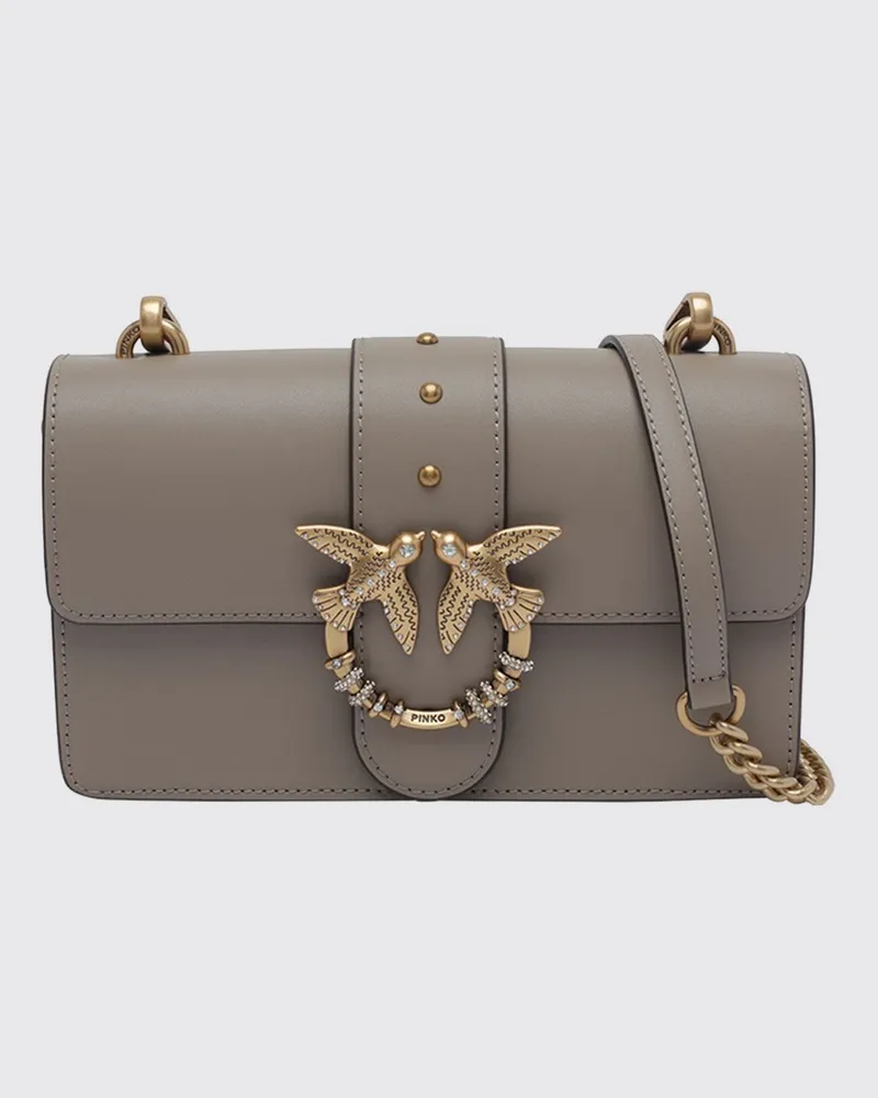 Pinko Umhängetasche damen Grau