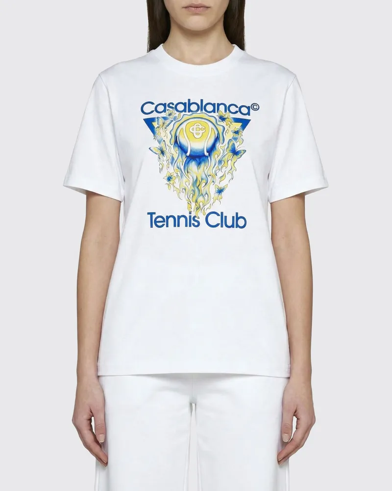 Casablanca Paris T-shirt damen Weiß