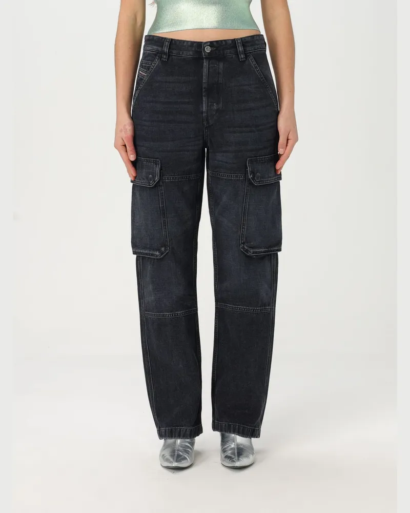 Diesel Hose damen Schwarz