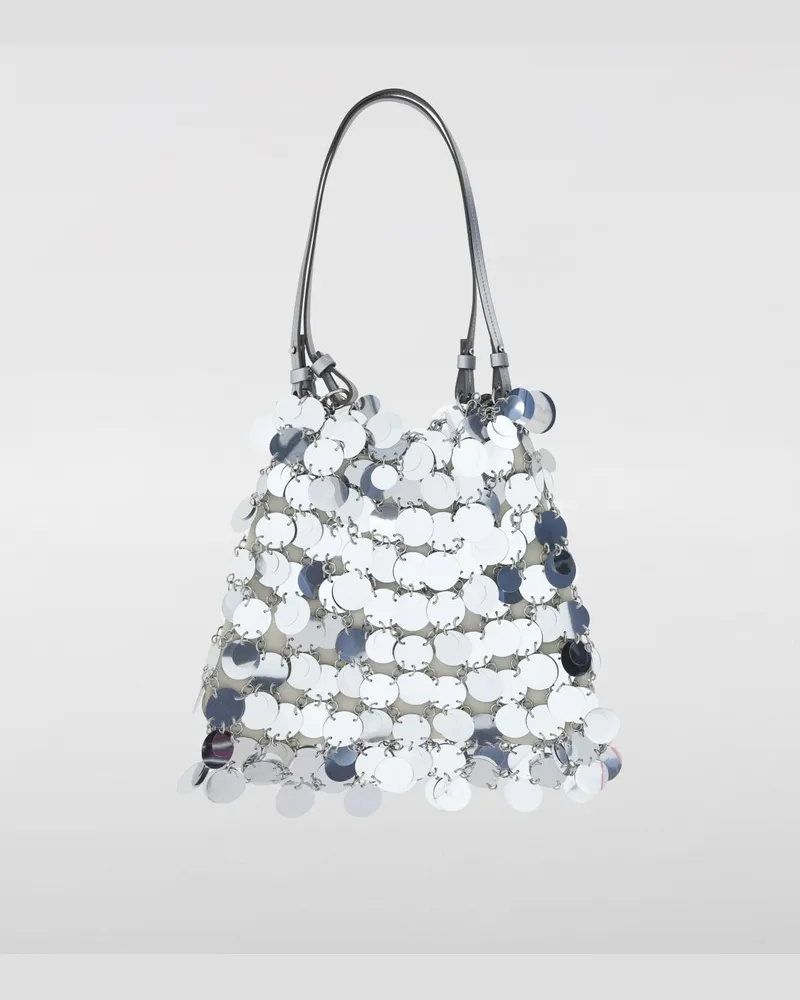 Paco Rabanne Handtasche damen Silber