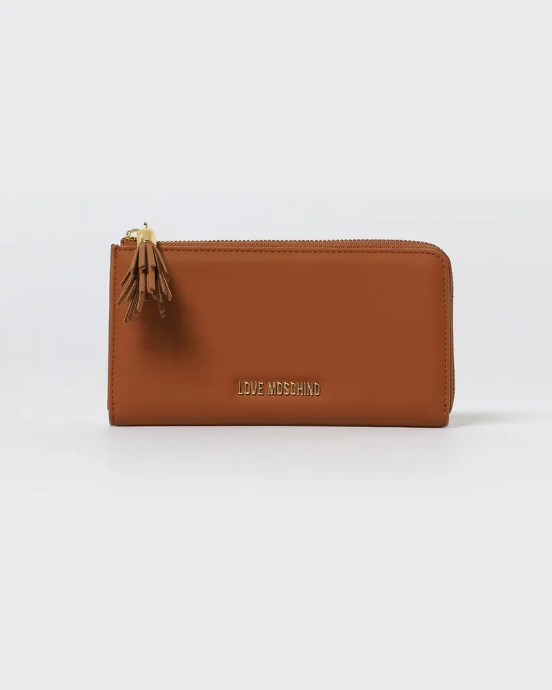 Moschino Geldbörsen damen Kakao