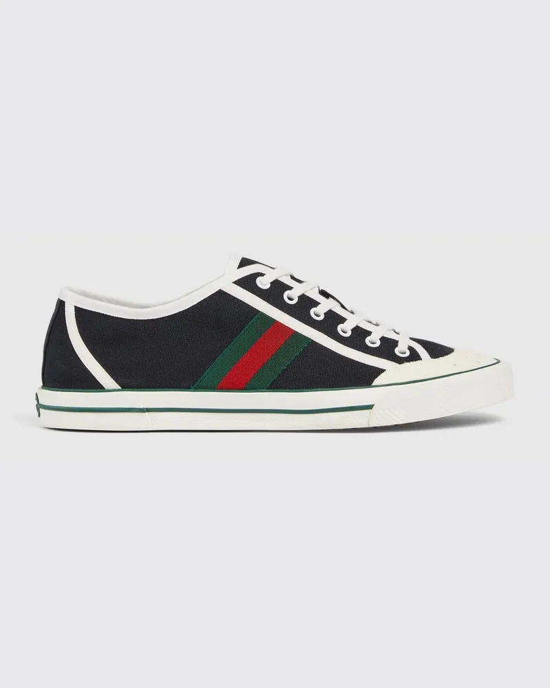 Gucci Tennis 1977 Sneakers aus Baumwoll-Canvas Schwarz