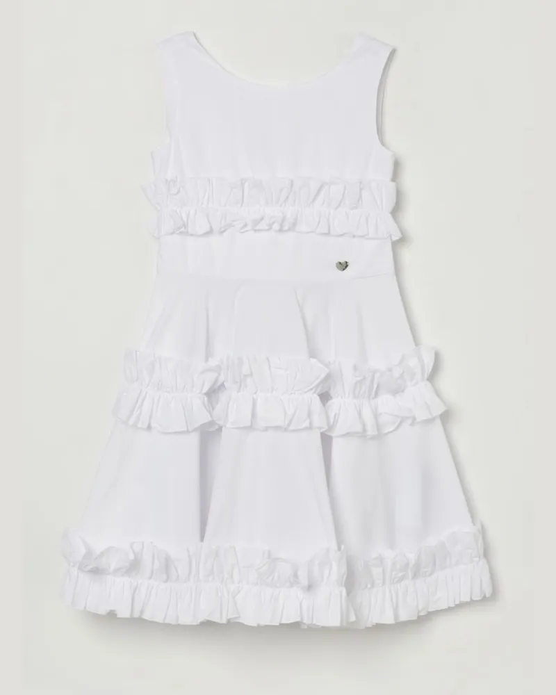 Monnalisa Kleid kinder Weiß