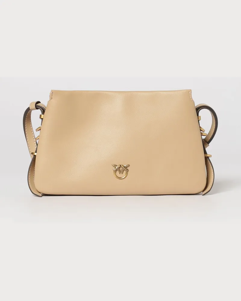 Pinko Schultertasche damen Camel