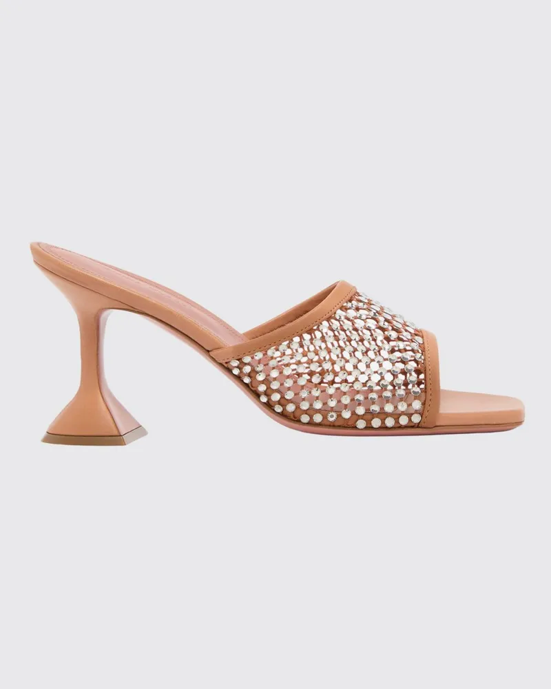 Amina Muaddi Absatzschuhe damen Milch