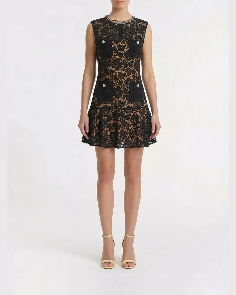 Self-Portrait Kleid damen Schwarz