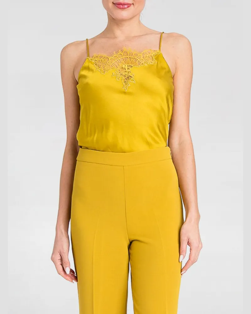 Twin-Set Top damen Gelb