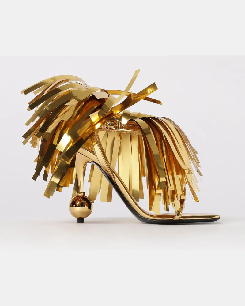 Moschino Sandalen mit absatz damen Gold