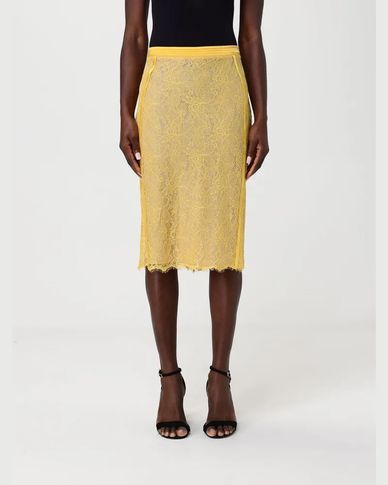 Elisabetta Franchi Rock damen Gelb