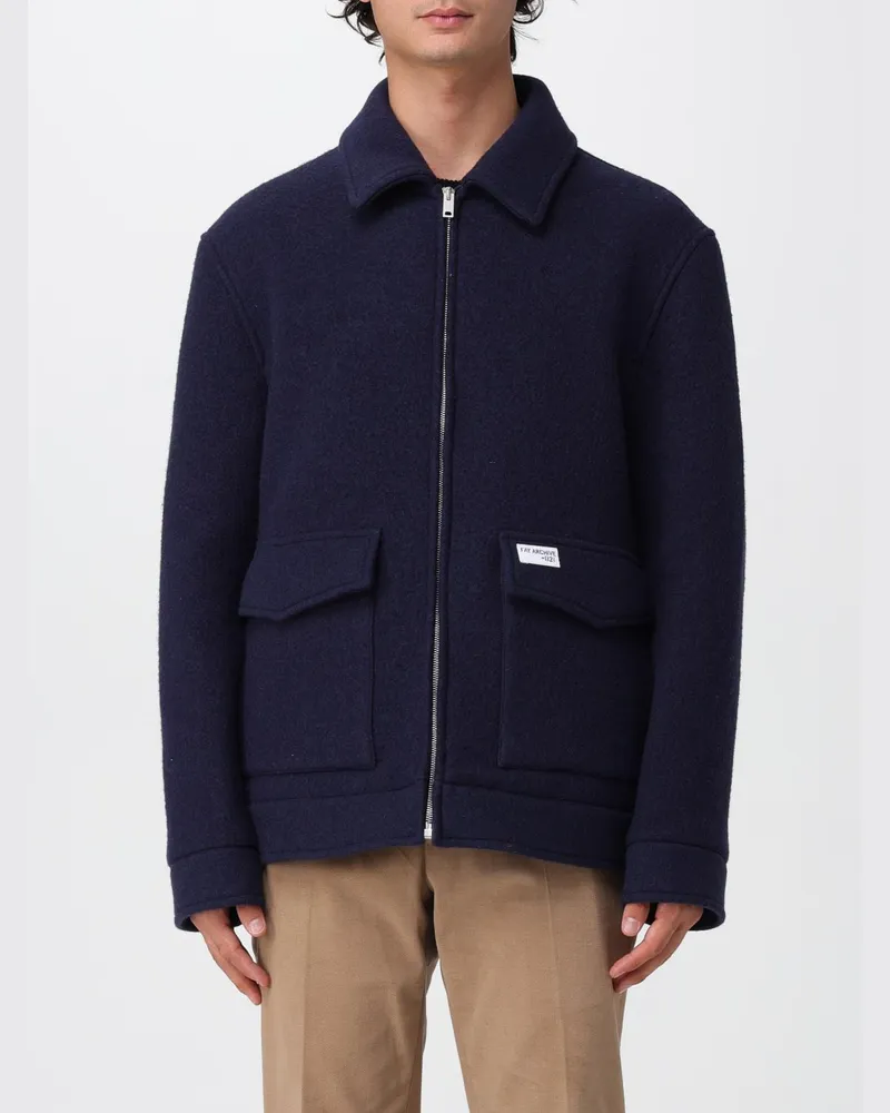 Fay Mantel herren Blau
