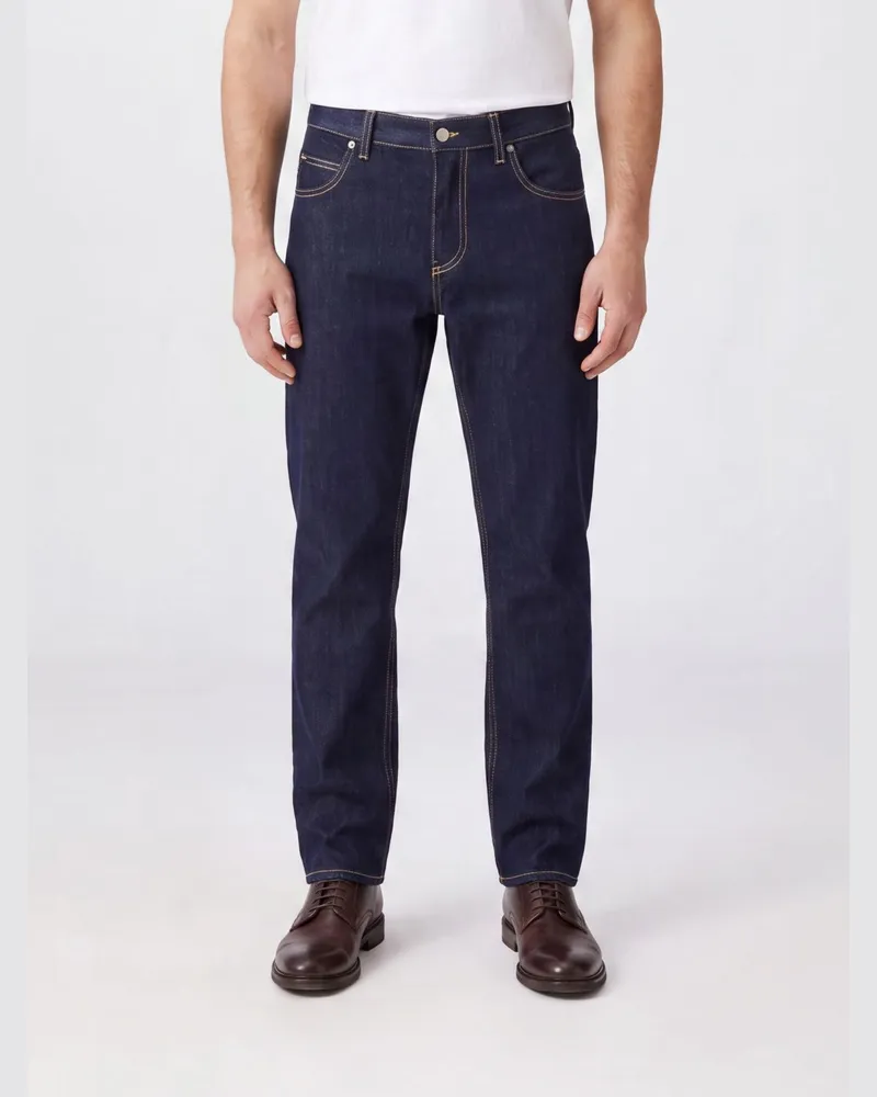 Dolce & Gabbana DOLCE  GABBANA Gerade geschnittene Jeans Dolce & Gabbana aus Baumwolldenim mit Logo-Plakette hinten Bunt