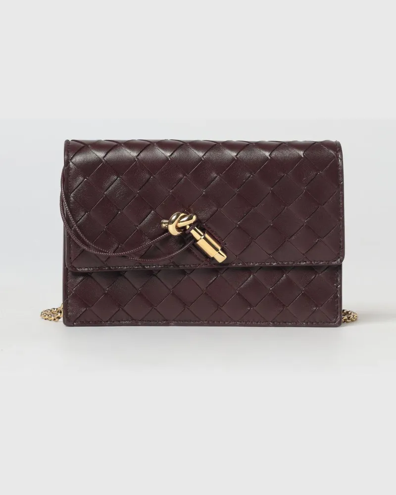 Bottega Veneta Schultertasche damen Weinrot