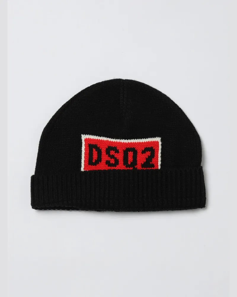 Dsquared2 Hte fr mdchen kinder Schwarz