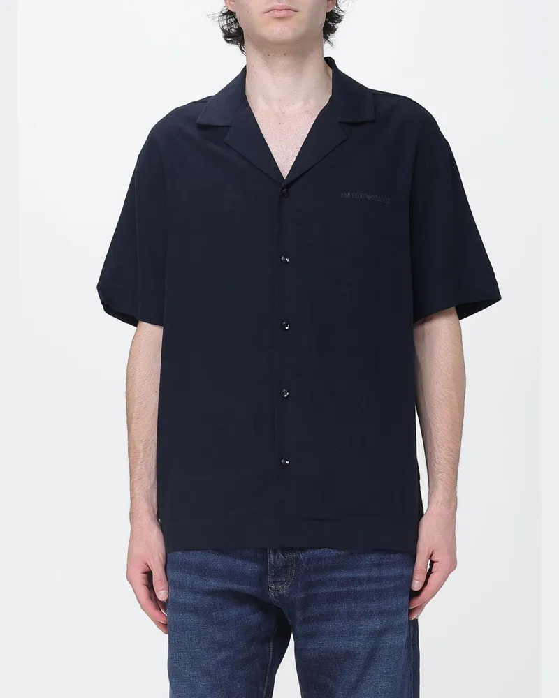 Emporio Armani Hemd herren Blau