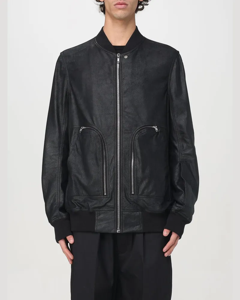Rick Owens Mantel Schwarz