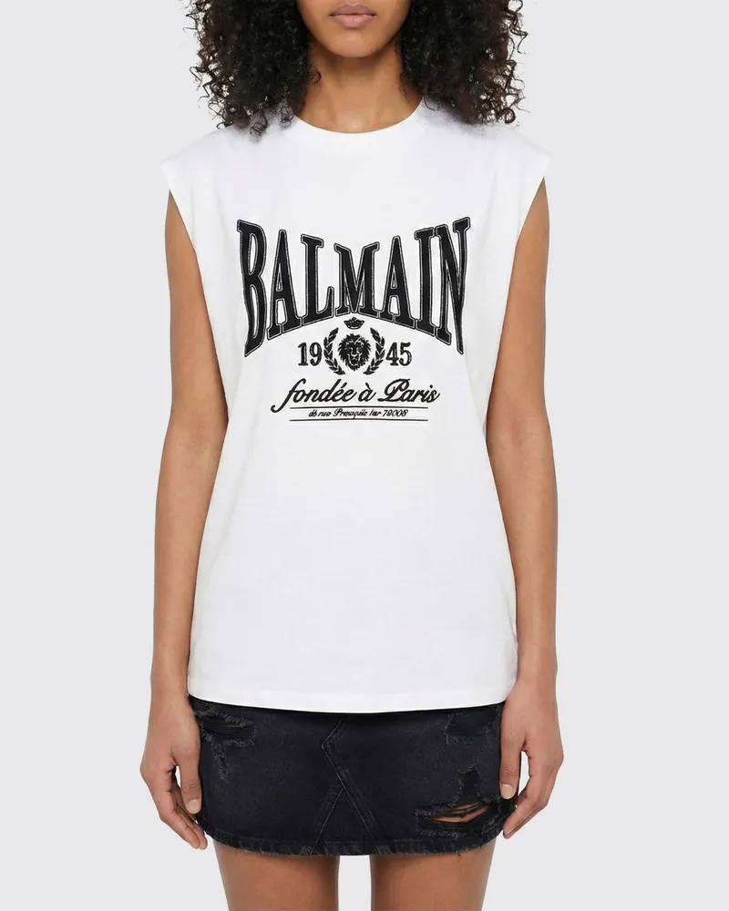 Balmain T-shirt damen Weiß