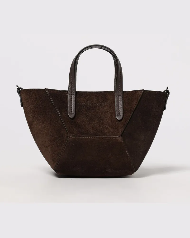Brunello Cucinelli Schultertasche damen Dark