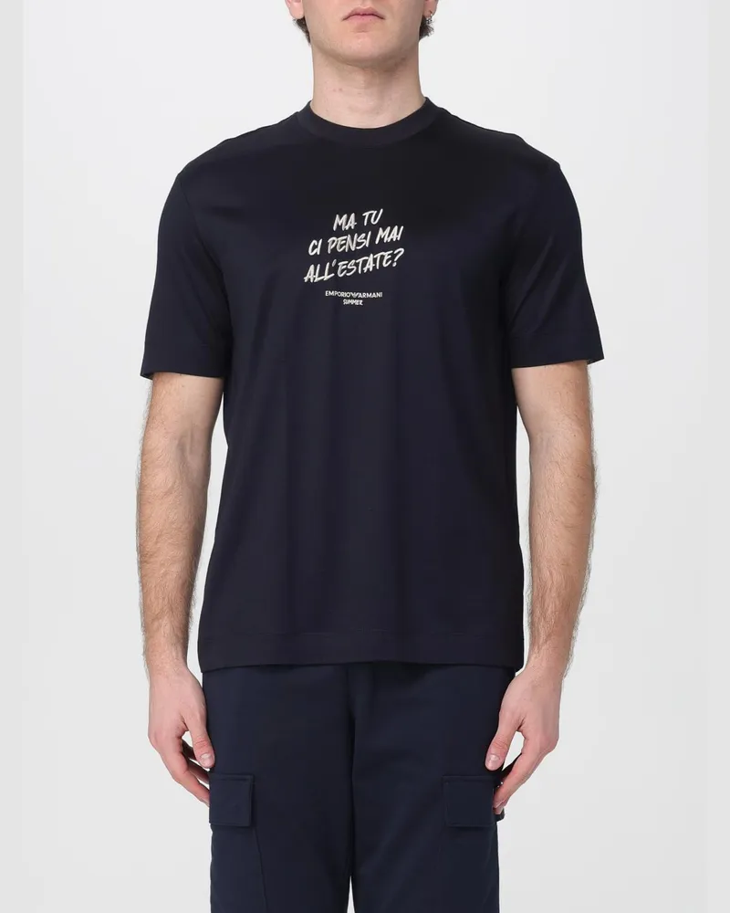 Emporio Armani T-shirt herren Navy