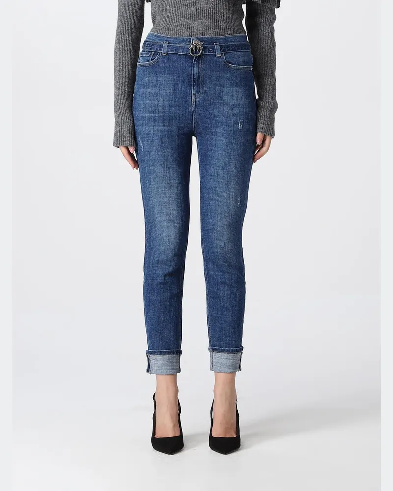 Pinko Damen Jeans Blau