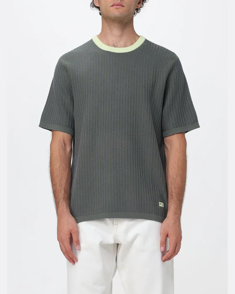 Paul Smith Locker geschnittenes Rundhals-T-Shirt von aus Bio-Baumwolle Kaki