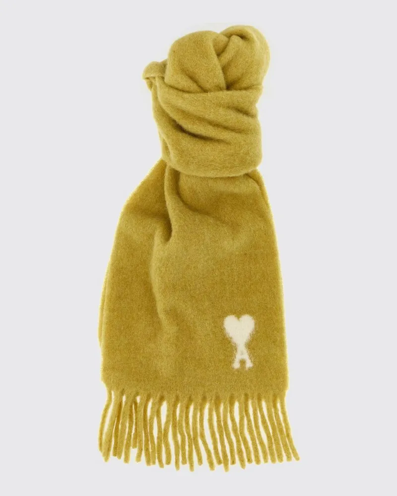 AMI Paris Schal herren Gelb
