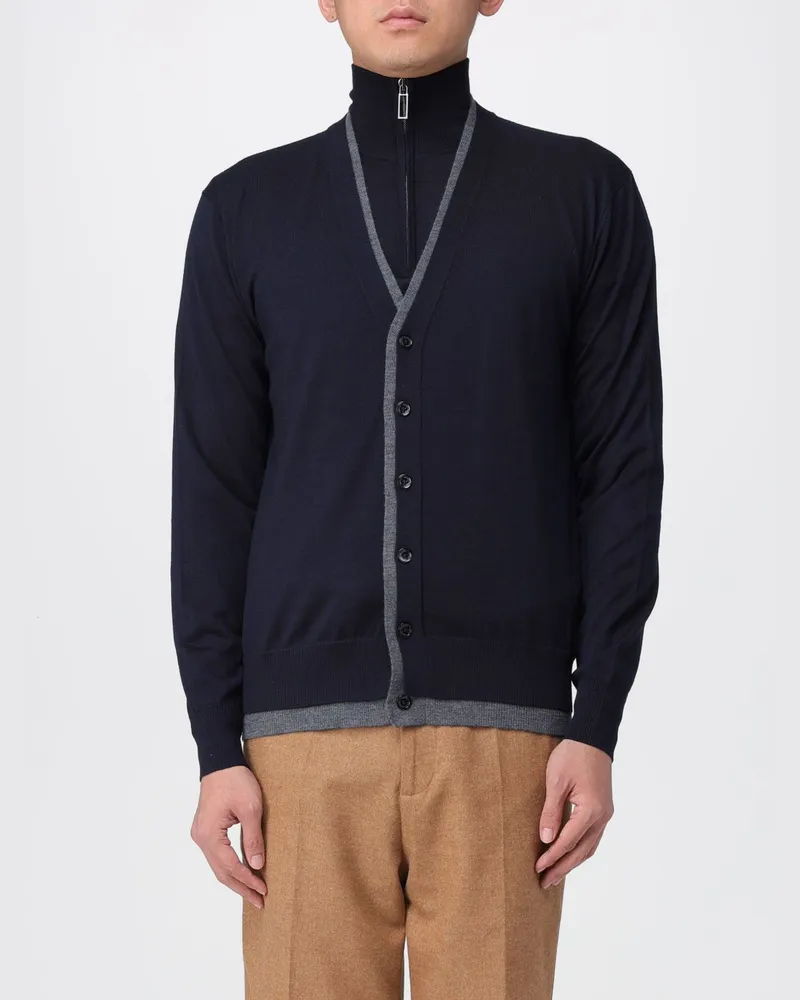 Paolo Pecora Milano Pullover herren Blau