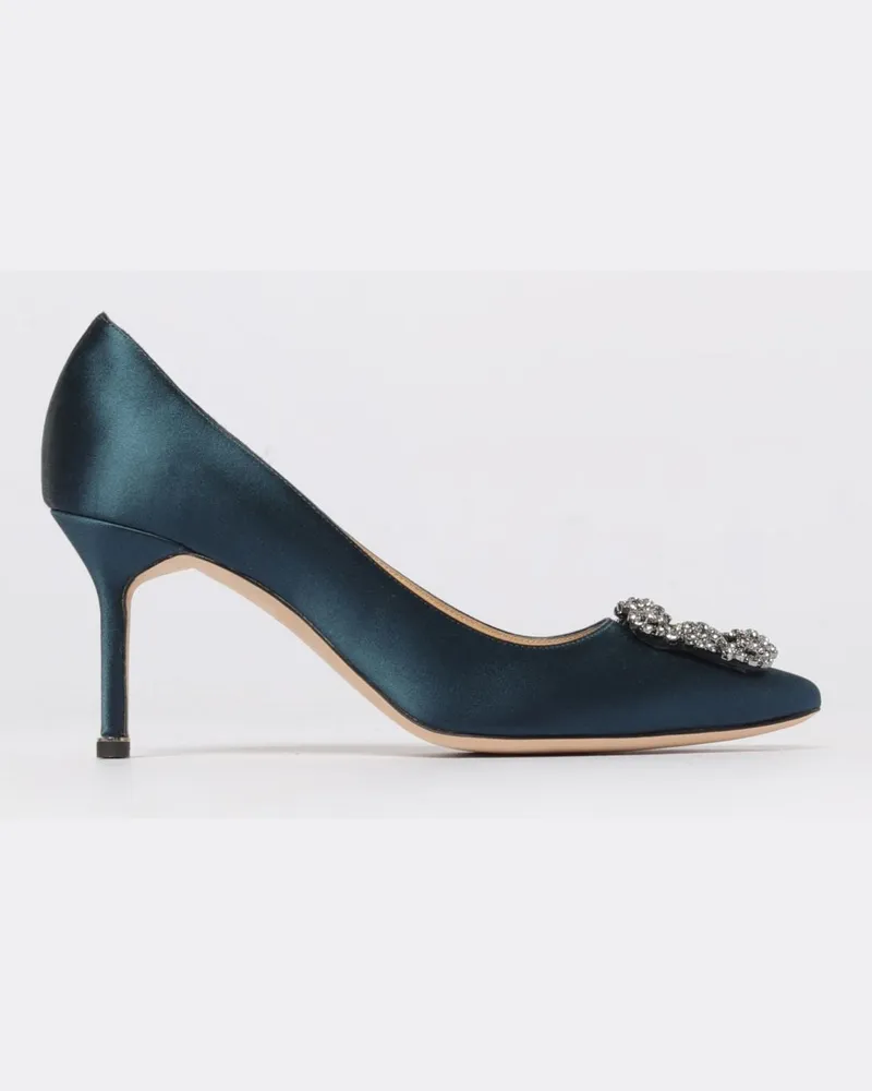 Manolo Blahnik Schuhe damen Blau