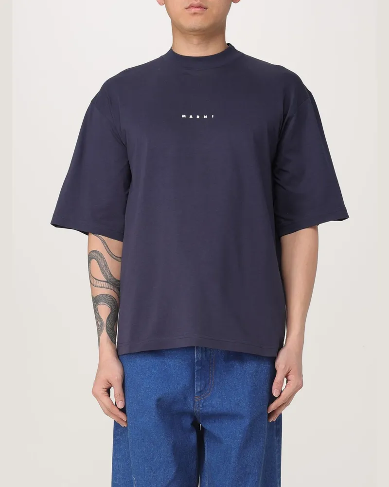 Marni T-shirt herren Blau