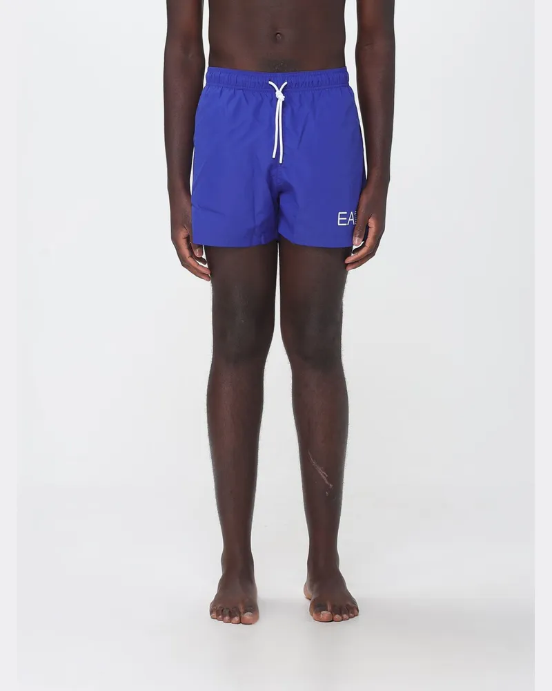 EA7 Badeanzug aus Polyester Royal