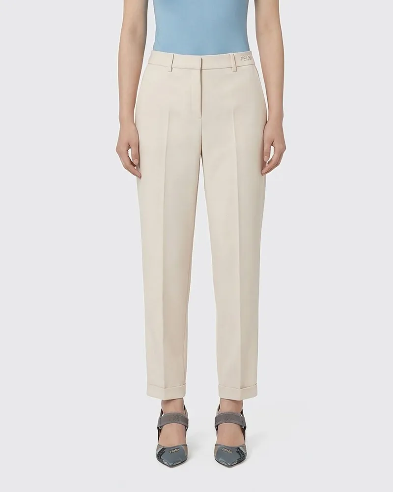 Fendi Hose damen Beige
